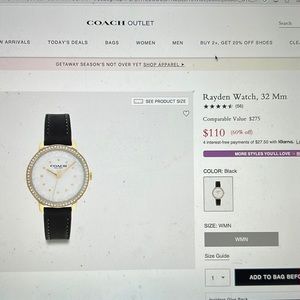 Coach Rayden Watch 32mm